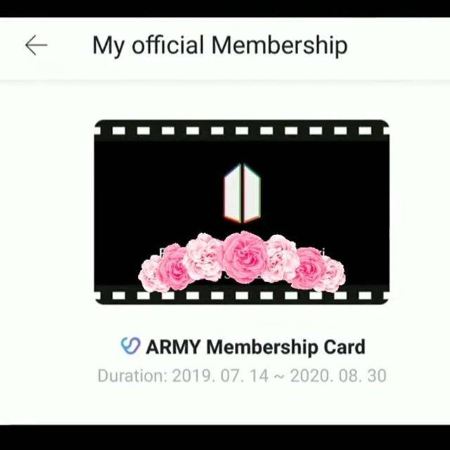 Membership ARMY Global Official Fanclub