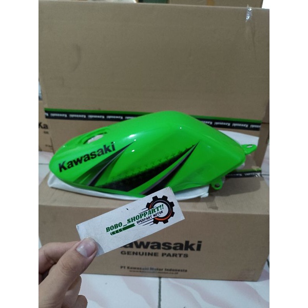 tengki tangki bensin Ninja SS hijau 2012 original