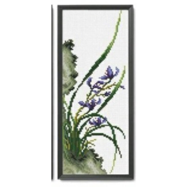 paket kristik gambar bunga 11ct pola kain