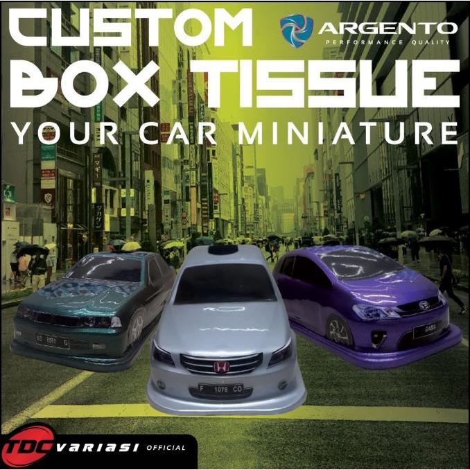 Toyota Sigra New Tempat Box Tissue Tisu Miniatur Mobil Custom MCBV44 Murah