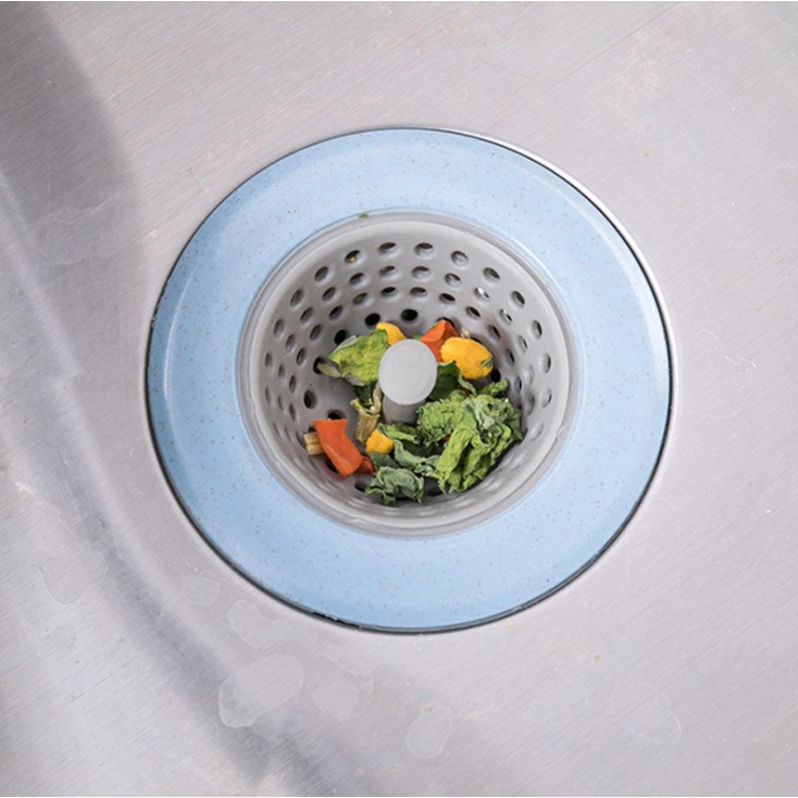 Saringan Saluran Wastafel / Kitchen Sink Colander Silicone Drain Hair Catcher Saringan