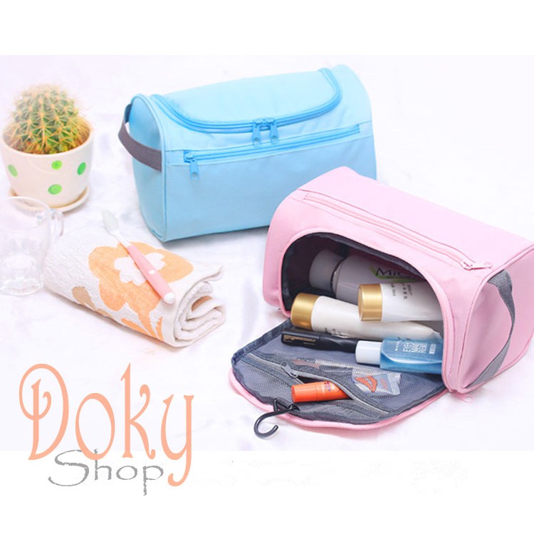 Toiletry Pouch Tas Alat Mandi Wash Bag Travel Organizer Case Doky