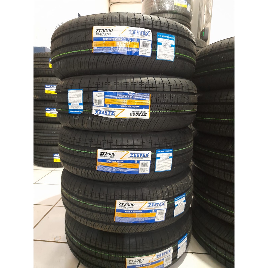 BAN MOBIL TERBARU TUBLES MERK ZEETEX ZT 3000 UKURAN 185 65 RING 15