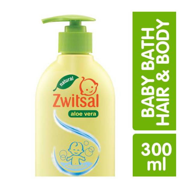 Zwitsal Baby Bath Natural 2 in 1 Hair &amp; Body PUMP - 300ml