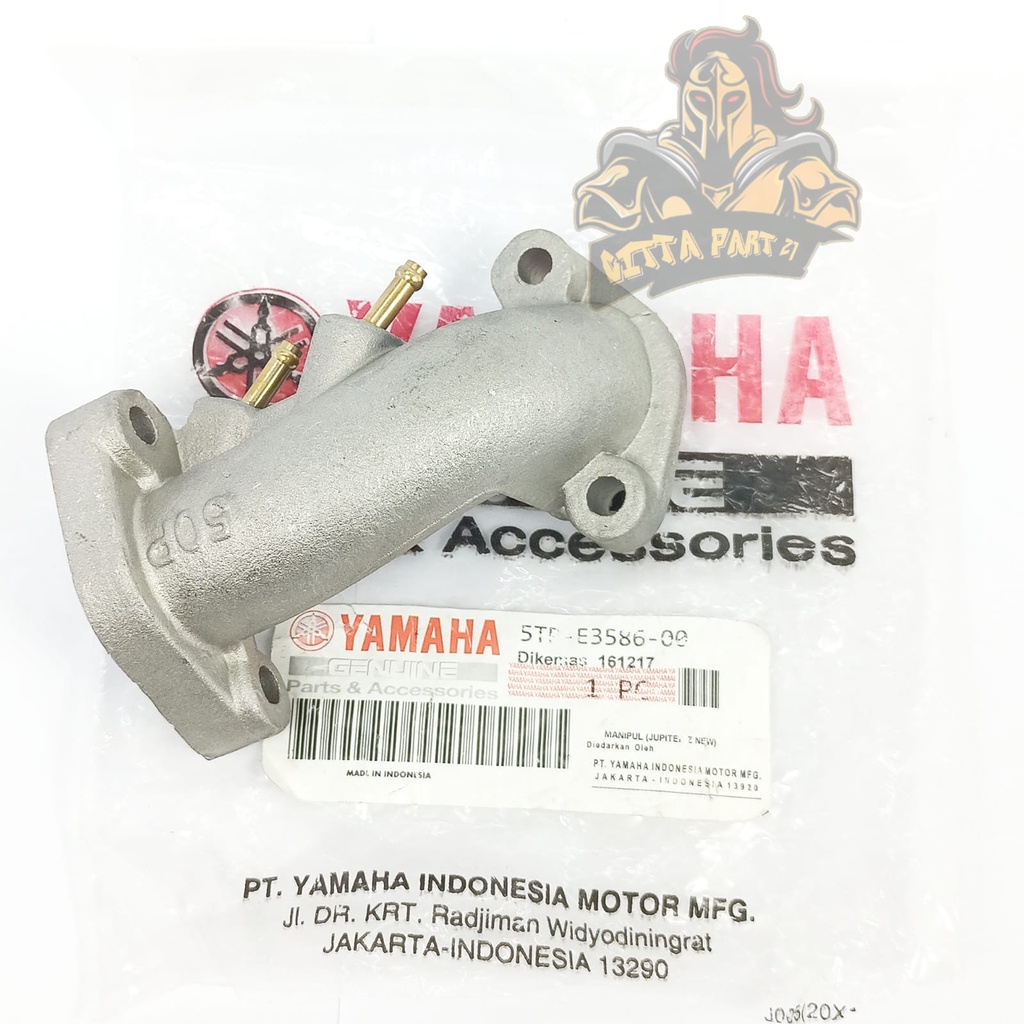 INTAKE INTAK MANIPOL MANIPUL YAMAHA 5TP KUALITAS ASLI ORIGINAL YAMAHA YGP PRESISI BAHAN BERKUALITAS TIDAK BOCOR BERFUNGSI DENGAN BAIK DAN DIJAMIN AWET JUPITER Z LAMA BURHAN VEGA R NEW