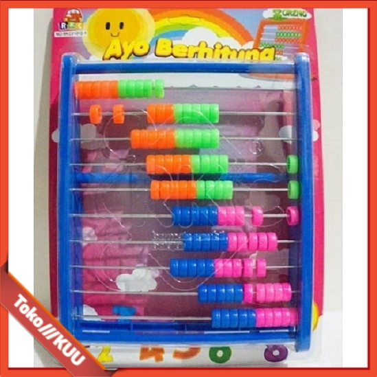 ALAT BELAJAR HITUNG SEMPOA Alat Hitung Sempoa Besar Alat Peraga Belajar Matematika MAINAN BERHITUNG 