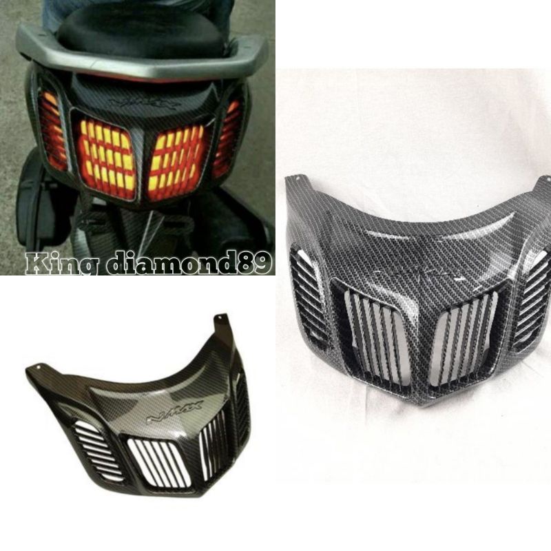 Cover Lampu stop Nmax Old karbon/ cover Lampu stop Belakang Nmax old carbon Nemo/ Best Quality Original Nemo