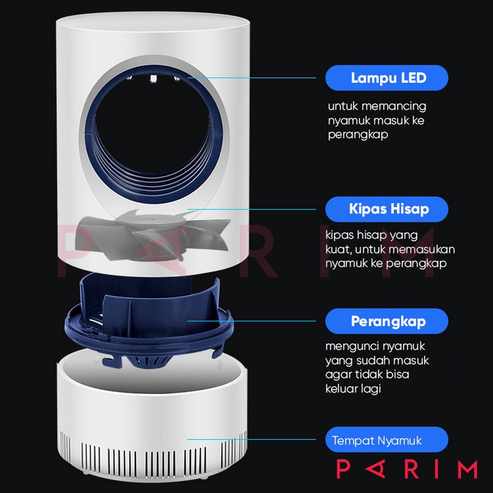 Lampu Perangkap Nyamuk Mosquito Killer/ Pembasmih Nyamuk / mosquito lights LED White impor UV LED