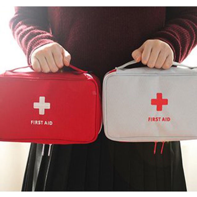 Tempat Peralatan P3K Kotak Obat First Aid Kit Pouch P3K Tas Kotak P3K