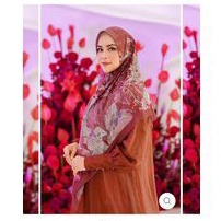 Buttonscarves xanadu cherry XL syari