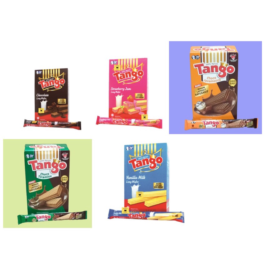 

MURAH Tango Long Wafer Singles - BOX isi 20 pcs Snack BOX / BUKET SNACK