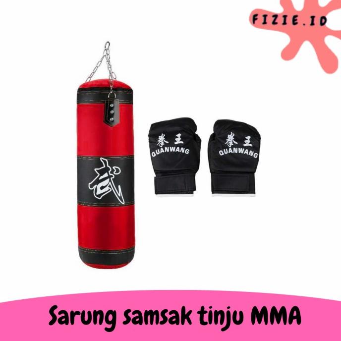 Sarung Samsak Tinju Mma Boxing Punching Sandbag Paket Latihan Tinju Terbaru