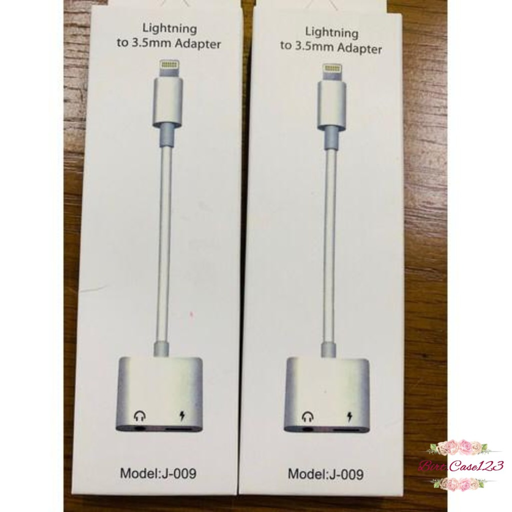 J009 dual converter spilter iPhone ligthing to jack audio 3.5MM 7 7+ 8+ x xr xs Max 11pro Max BC1508