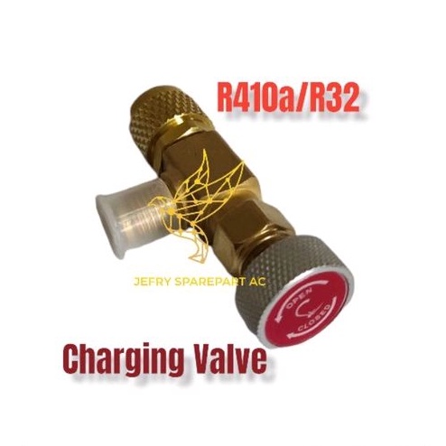 CHARGING VALVE R410A R32 ADAPTER NEPEL ADAPTOR AC STARMEC SMC BARU