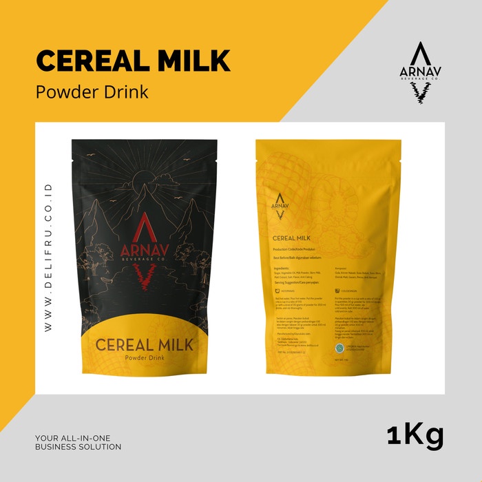 

POWDER DRINK CEREAL MILK ARNAV - BUBUK MINUMAN SEREAL SUSU PREMIUM