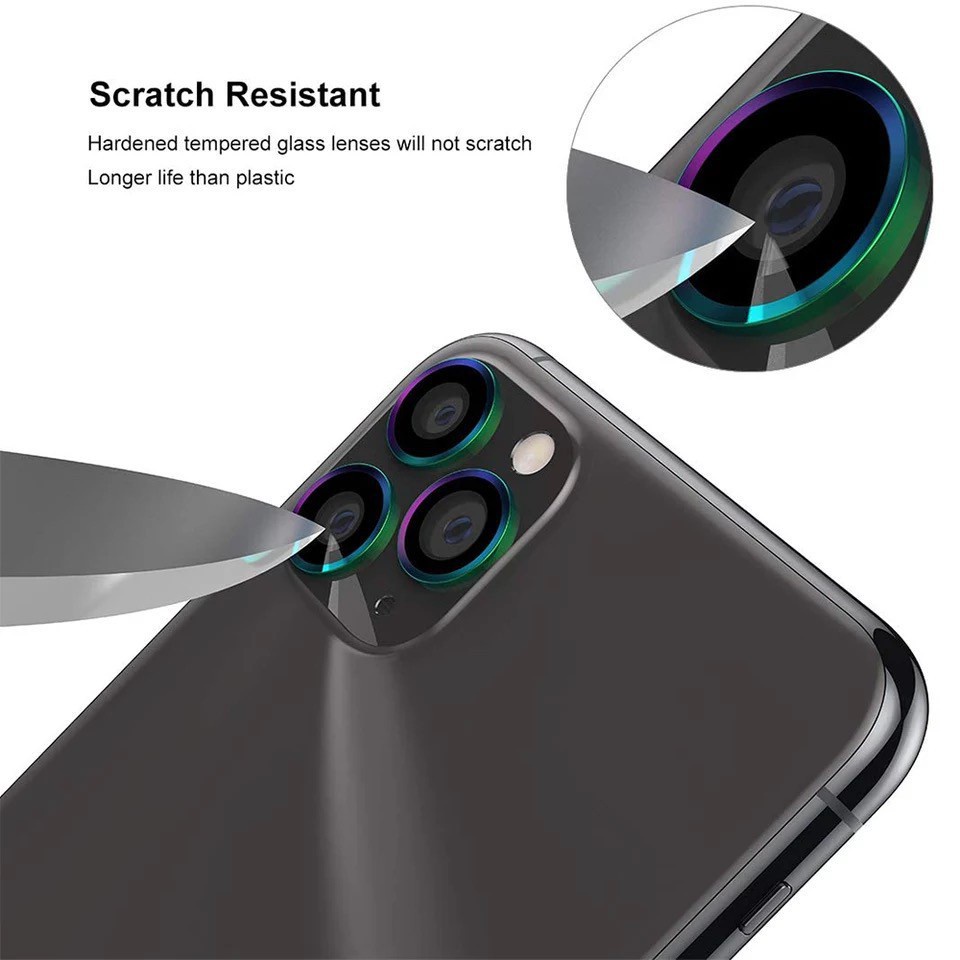 NEW !!! Gradient camera protection iPhone 13 Pro max 12 Pro max 11 Pro max  mini Camera protection ring