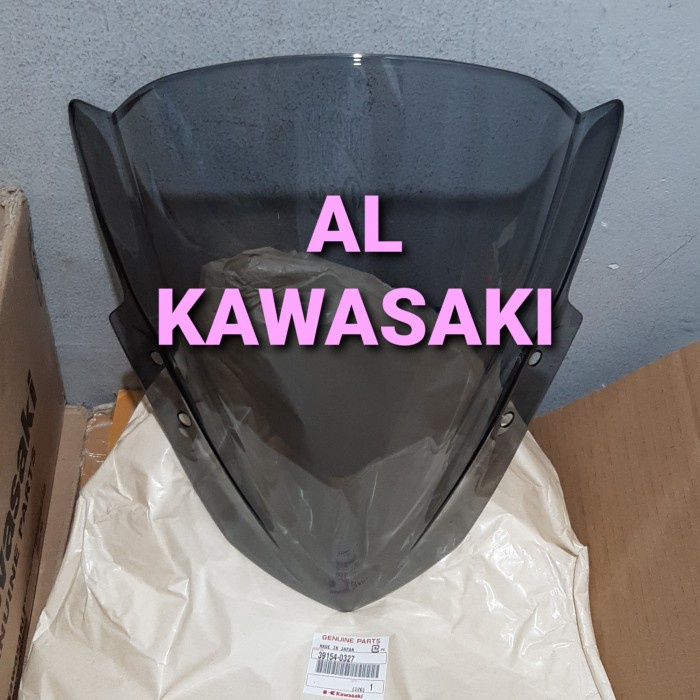 windshield smoke visor winsil smoke ninja 250fi 250 fi old original