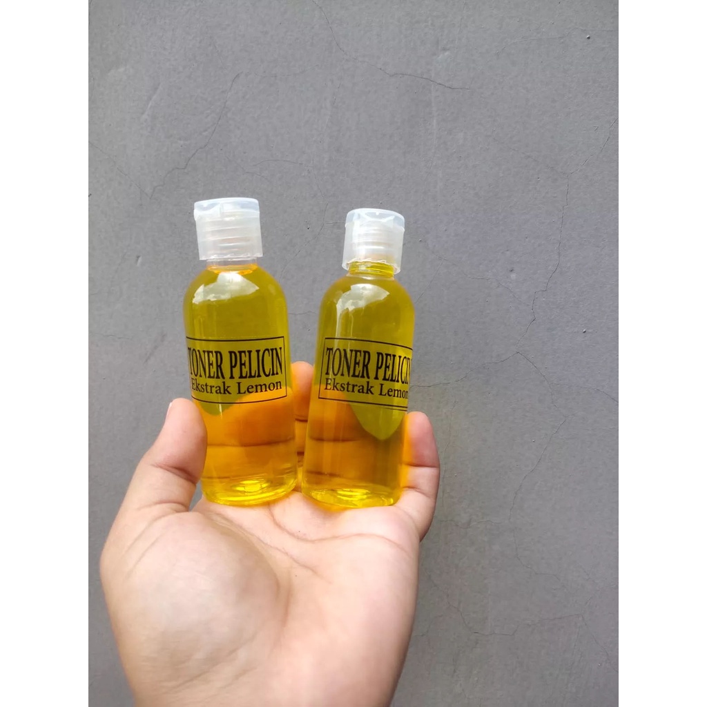 Toner Pelicin Wajah Ekstrak Lemon 60ml Original / Toner Lemon Whitening