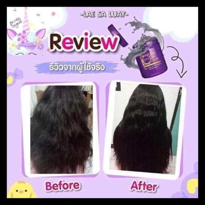 LAE SA LUAY HAIR SPA SMOOTH KERATIN / MASKER RAMBUT / HAIR MASK / CREAMBATH RAMBUT [BPOM]