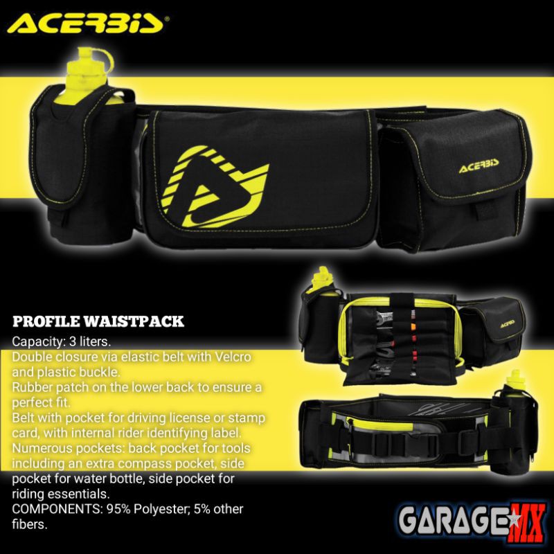 WEISTPACK ACEEBIS PROFILE ORIGINAL.TAS PINGGANG ACERBIS.WEISTBAG ACERBIS.TAS PINGGANG MOTOCROSS
