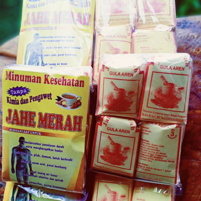 

Jahe merah gula aren