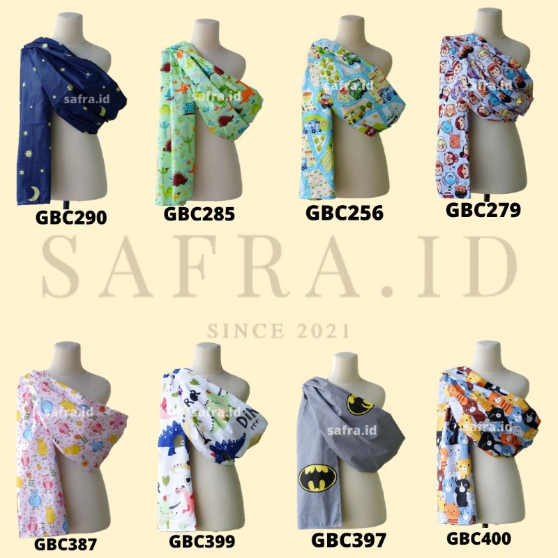 Gendongan Bayi Cukin Karakter Kain Jarik Selendang Modern