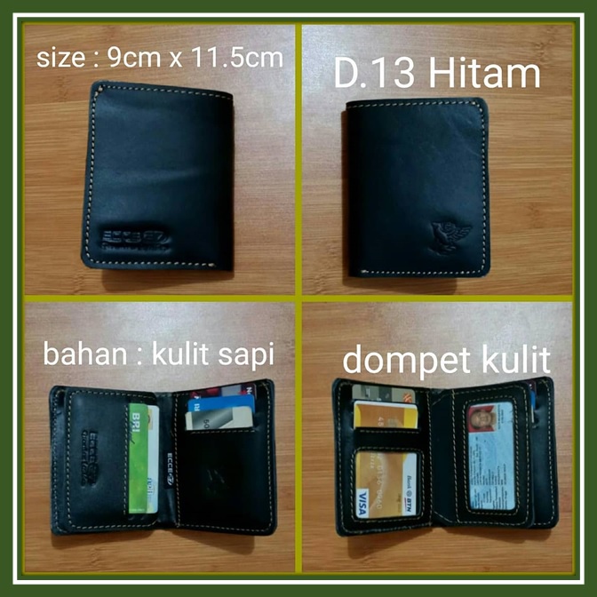 D.13 | Kulit Asli | Merek Resmi | Dompet kulit ECCE 27