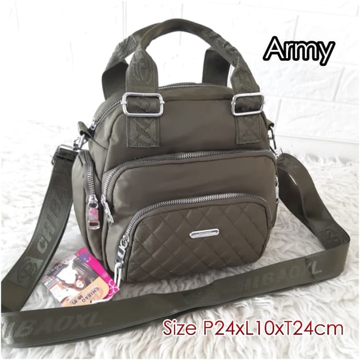 Tas Chibao Tas Wanita Import Chibao Bordir 3in1