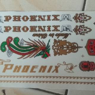 Sticker stiker  sepeda  polygon dan wimcycle dan phoenix 