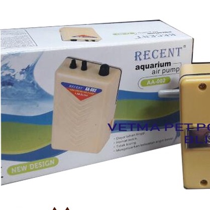 Recent 002 mesin aerator airpump aquarium baterai batre portable