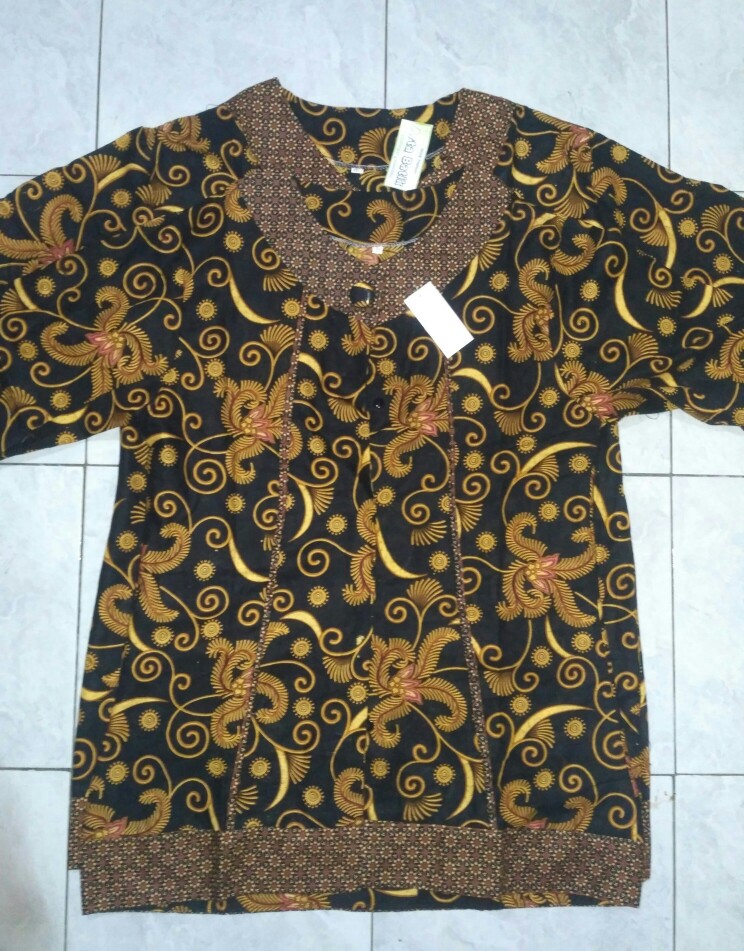 Jumbo Couple Arta Batik  Seragam Batik Big Size Atasan Batik Pakaian Pasangan Pakaian Pria Wanita