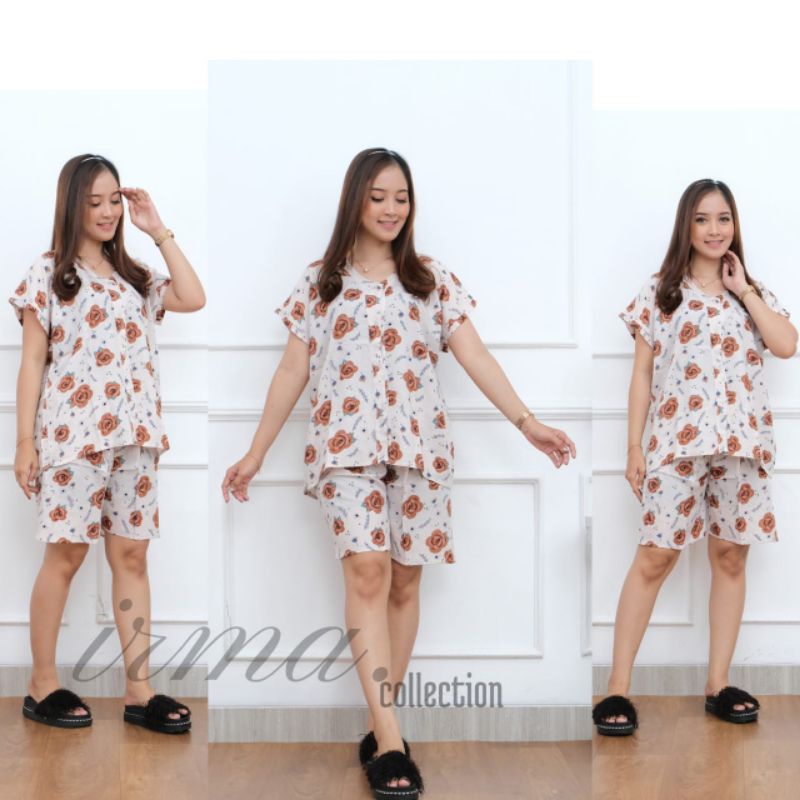 Setelan wanita Rayon premium / Babydol jumbo / piyama jumbo setelan baju wanita rumahan one set