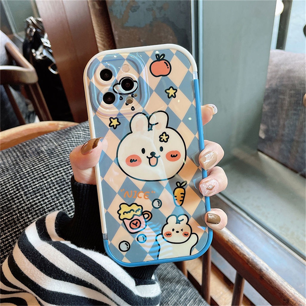 Dua Warna Pola berlian yang dapat dilepas Casing Ponsel IPhone 12 13 11 Pro Max X Xs Max Xr Sskz