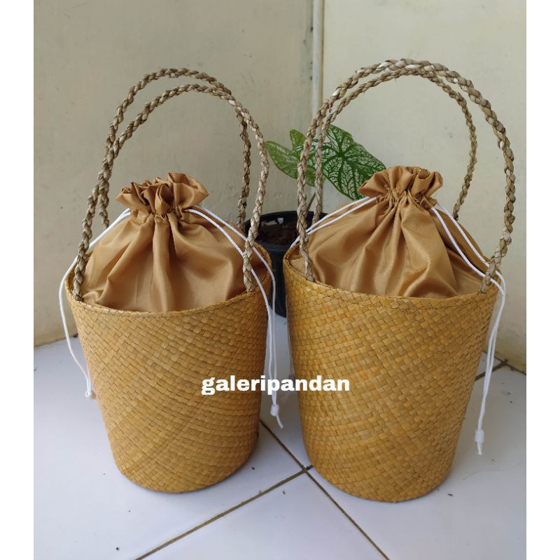 KERANJANG TOPLES ANYAMAN // TAS EMBER SERUT PARCEL