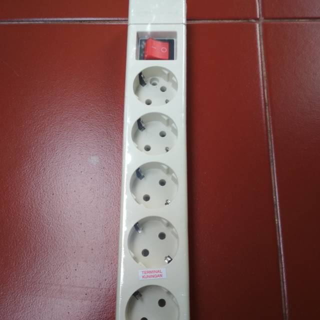 stop kontak 5 lubang UTICON saklar on off SNI TANPA KABEL