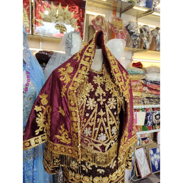 selendang  penganten koto gadang Payet jepang.