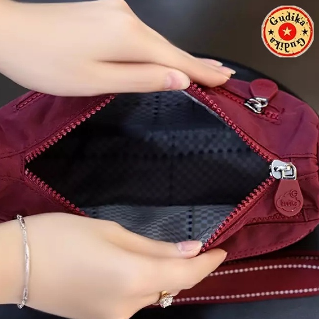 GUDIKA 5117 Original - Tas Selempang Wanita Gudika Anti Air Import - Tas Wanita Selempang Bahu Korea Kekinian Terbaru Bahan Nylon Waterproof - tas gudika bag - slingbag - tas mini - bag - tas cewek - fashion - branded - tas - slempang - termurah - ori