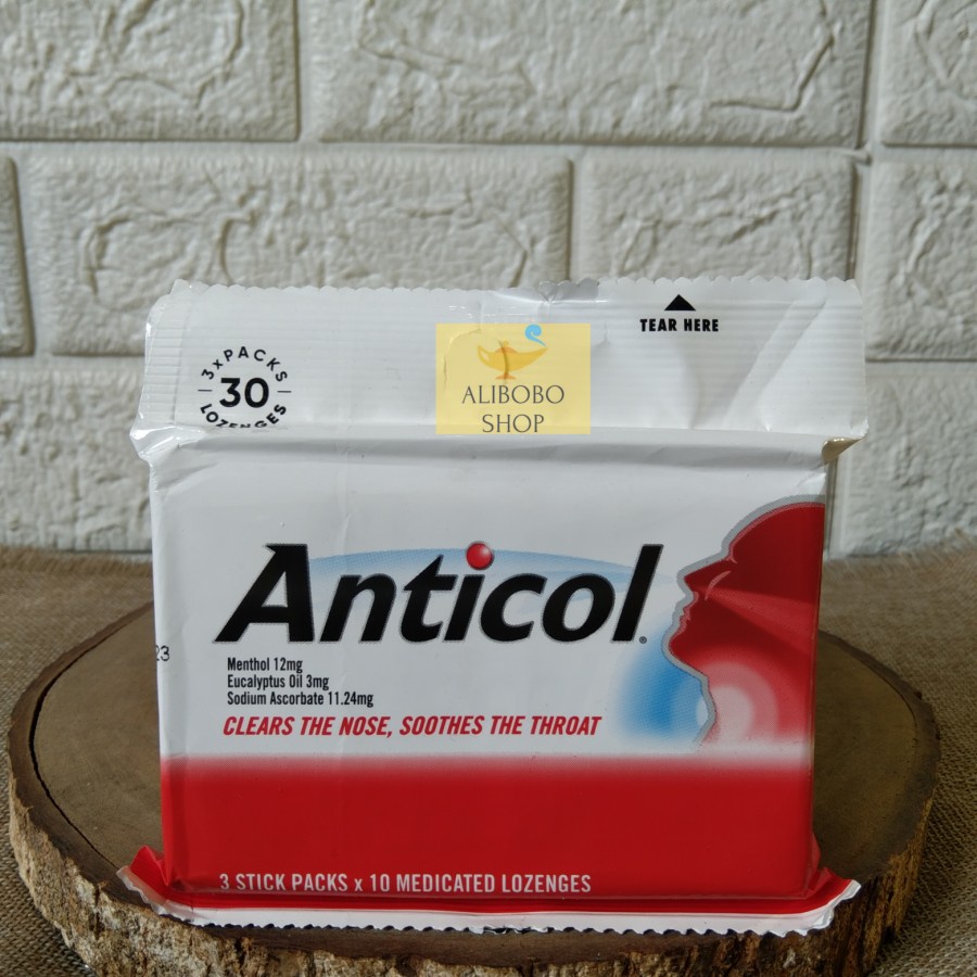 

ANTICOL 3 X 10 LOZENGES NESTLE PERMEN PEREDA TENGGOROKAN & HIDUNG