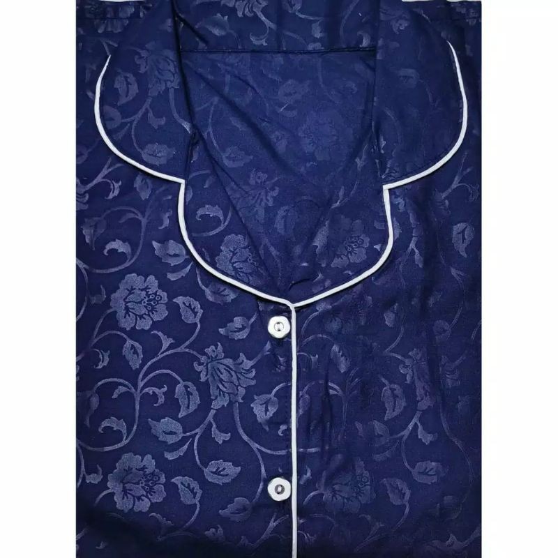 LoverFashion Cp Piyama ABG Embos& karakter-Navy