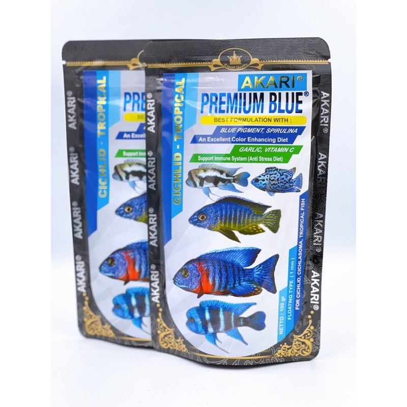 AKARI PREMIUM BLUE CICHLID 100 GRAM PELET PREMIUM
