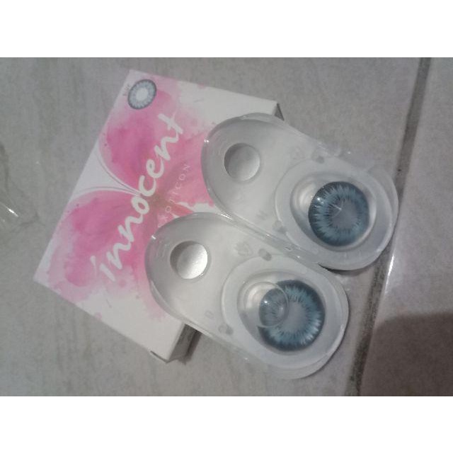 BEST SELLER PAKET NICELOOK SOFTLENS INNOCENT NORMAL BIG EYES 16MM, FREE CAIRAN NICE LOOK 60ML, FREE LENCASE, SOFLEN SOFLENS SOFTLEN COD LENSA BY X2 EXOTICON