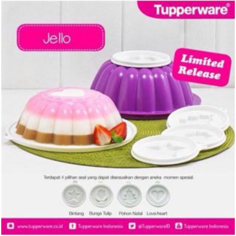 Jual Jell O Ungu Tupperware Cetakan Jelly Tupperware Cetakan Agar Agar Tupperware Shopee 3661