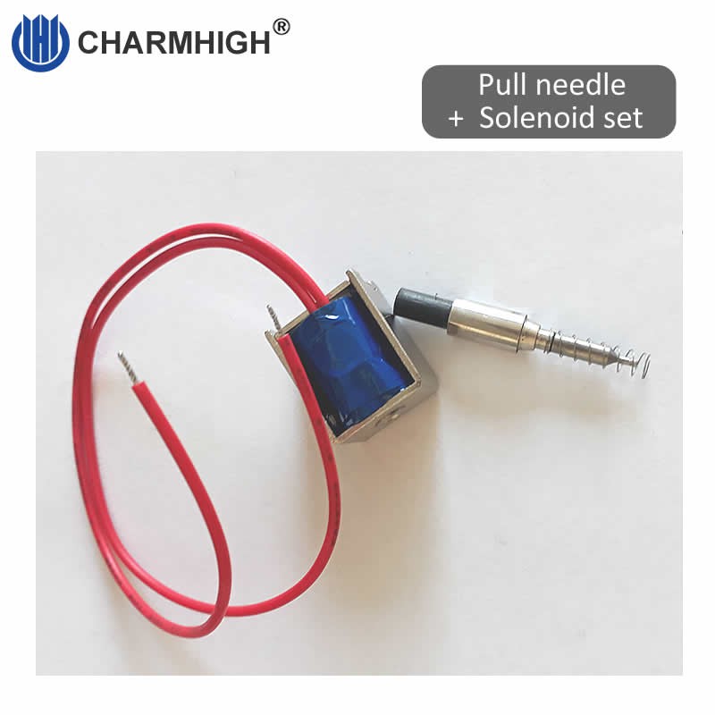 3pcsset pull needle with solenoid coil for Charmhigh SMT Pick and Place Machine, pull pin, spring,