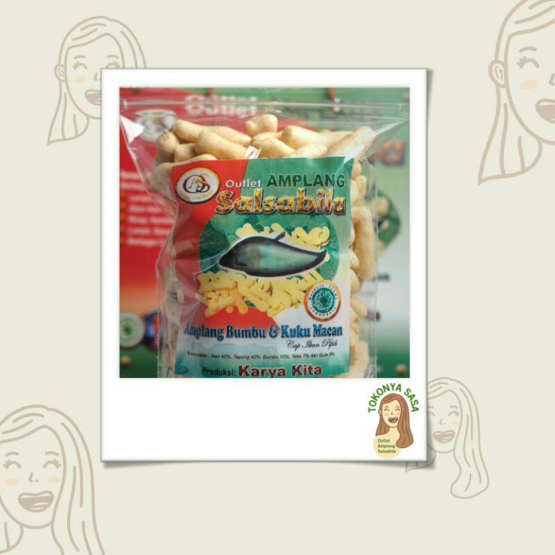 

Kerupuk Amplang Ikan Pipih ±400GR "Salsabila