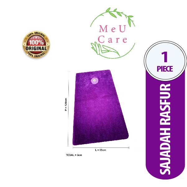 Sajadah Bulu Tebal Premium Ungu/ Sejadah Rasfur Sajadah Busa Empuk Ungu #40