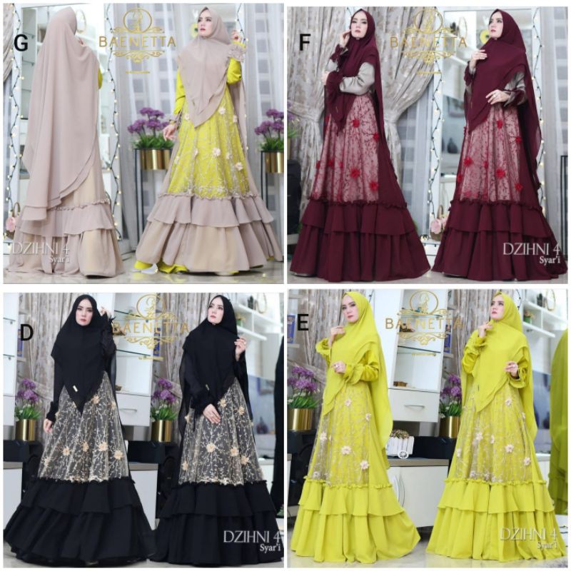 Gamis syari dzihni 4 baenetta