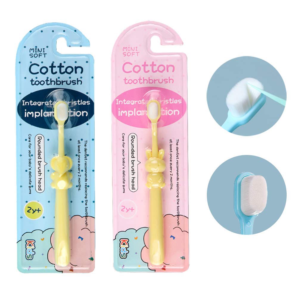 Mini Life Soft Cotton Toothbrush (Usia 2 - 10 tahun) / Sikat Gigi Anak