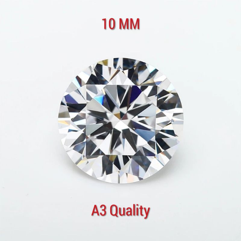 A3 + Quality 6 - 12 MM Permata Diamond Cubic Zirconia ROund white