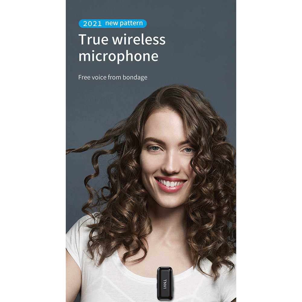 TNVI Mikrofon Lavalier Wireless Lapel Microphone System - V3 ( Mughnii )