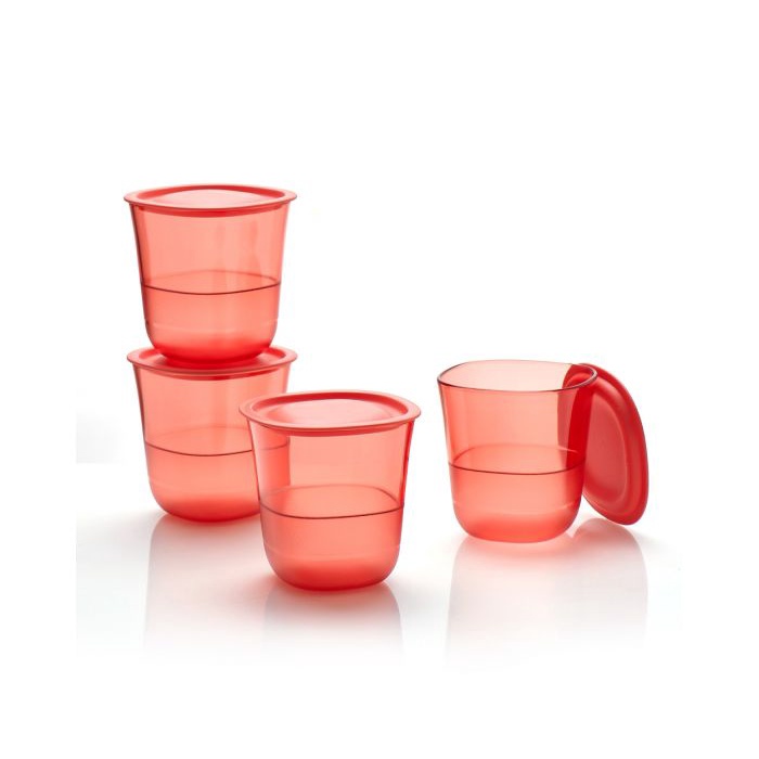 Tupperware CRYSTALLINE LOW GLASS (4)